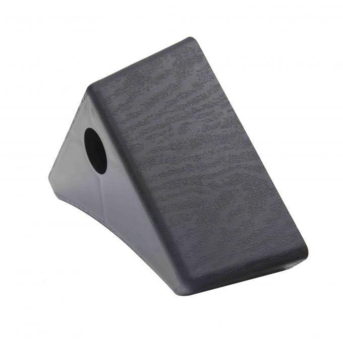 KRS020 Anti Slip Plastic Triangle Sofa Legs Solid Black Color 60mm Height