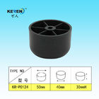 KR-P0124 Round Heavy Duty Cabinet Feet For Large Rack Cabinet 50*30mm Reduce Scratches supplier