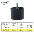 KR-P0394 HDPE Plastic 2 Inch Sofa Legs Round 2000PCS Quick Fitting 49g Weight supplier