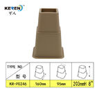 KR-P0246K 8 Piece Adjustable Bed Leg Risers Stackable With Brown Box Anti Slip supplier