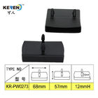 KR-P0273 Black Double Bed Slat Holders 57mm Wide PE Material Strong Load Bearing supplier