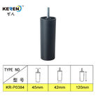 KR-P0384 PP Material Replacement Plastic Couch Legs Matt Round Shape 120mm Height supplier