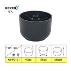 KR-P0101 Round Plastic Sofa Legs Replacement Easy Install Reduce Vibration supplier