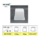 KR-P0258WH White Plastic Adjustable Bed Risers Set Of 4 Wear Protection Easy Install supplier