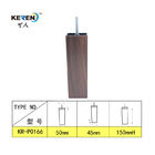 KR-P0166W2 Wooden Color Replacement Plastic Couch Legs Easy Fitting Reduce Vibration supplier