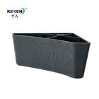 KR-S020 Anti Slip Plastic Triangle Sofa Legs Solid Black Color 60mm Height supplier