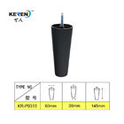 KR-P0313 145mm Height Round Furniture Feet , Plastic Sofa Legs Replacement No Noisy supplier