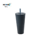 KR-P0406 Solid Replacement Plastic Couch Legs 100mm Height With Felt Set Of 4 supplier