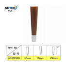 KR-P0290W 12 Inch Height Plastic Furniture Feet ABS Material With Wood Color supplier