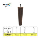 KR-P0297W2 Cone Shape Couch Leg 8&quot; Height For Furniture Wood M8 Wear Protection supplier