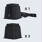 5V DC USB 12A 125V 3 Inch Black Adjustable Bed Lifts riser supplier