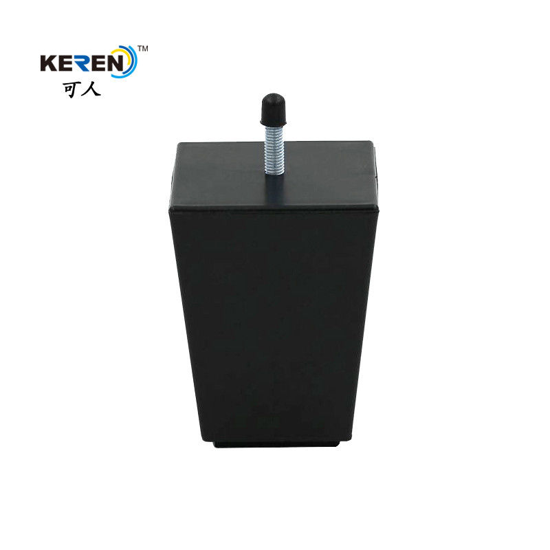 KR-P0226 100mm Height Plastic Sofa Legs Replacement With Screw Square Shape supplier