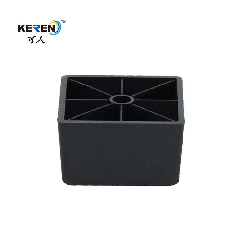 KR-P0121 Plastic Square Sofa Legs High Stability PP Polypropylene Material supplier