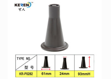 KR-P0282 Durable 3-5/8" Plastic Bed Frame Feet Replacement Tall Sturdy Cone Shaped supplier