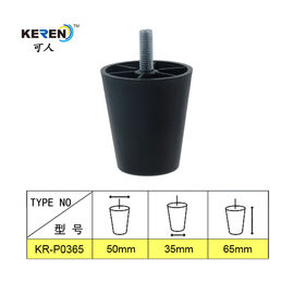KR-P0365 M8 Bolt Replacement Plastic Couch Legs PP Polypropylene Material Cabinet Use supplier