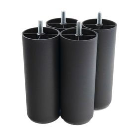 KR-P0154 Popular Round Furniture Feet With Screw Bed Use Reduce Scratches supplier