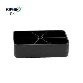 KR-P0104 Classical Square Plastic Bed Frame Feet Lows Long Lifespan For Sofa Frame supplier