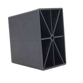 KR-P0122 4 Inch Plastic Sofa Legs Replacement , Dining Room Table Leg Risers Easy Fitting supplier