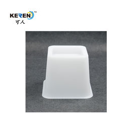 KR-P0258WH White Plastic Adjustable Bed Risers Set Of 4 Wear Protection Easy Install supplier