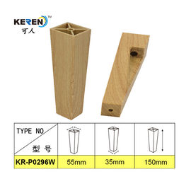 KR-P0296W1 Light Yellow Replacement Sofa Feet Irregular Oblique High Corrosion Resistance supplier