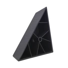 KR-S023 High Plastic Sofa Legs Replacement , 1.65 Inch Triangle Matt Sofa Leg Set Of 4 supplier
