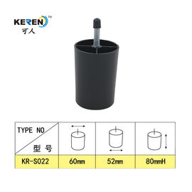 KR-S022 3" Plastic Furniture Legs Replacement Strong Load Bearing Long Lifespan supplier