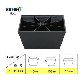 KR-P0113 65mm Height Plastic Furniture Legs Replacement Easy Fitting Reduce Slip supplier