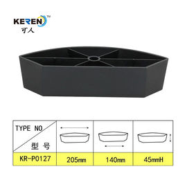 KR-P0127 Special Plastic Cabinet Feet , 45mm Height Furniture Sofa Legs Long Lifespan supplier