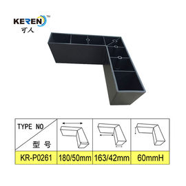 KR-P0261 Durable Plastic Cabinet Feet , Modern L Shaped Furniture Feet High Stability supplier