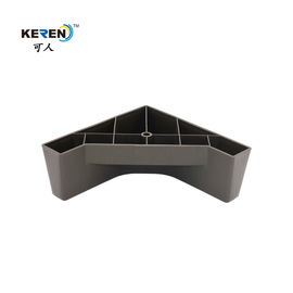 KR-P0278 Smooth Plastic Sofa Legs Replacement , Modern Triangle Sofa Legs Long Lifespan supplier