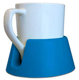 KR-P0280 Modern Recessed Cup Holder , Anti Spill Drink Recessed Drink Holder Wood Grain supplier