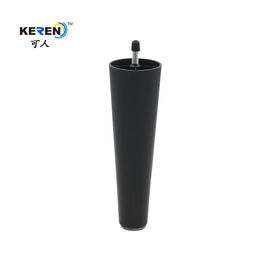 KR-P0297 Black Plastic Sofa Legs Replacement 200mm Height With Bolt No Noisy supplier