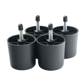 Sturdy Screw Round 87g 58mm Plastic Sofa Couch Feet supplier