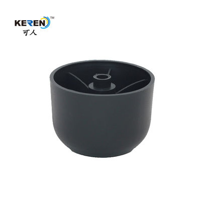 160mm Matt Black Plastic Furniture Feet , Unbreakable Sofa Bed Risers supplier
