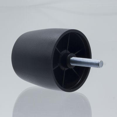 108g Dia 45mm Plastic Bun Furniture Feet For Chairs supplier