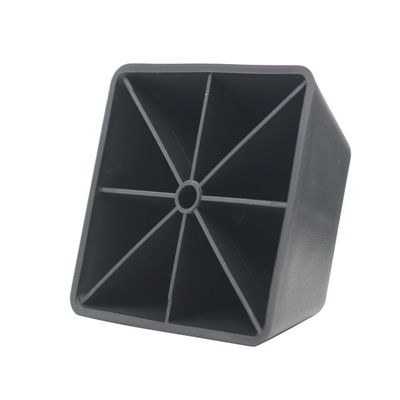 SGS 143g 115mm Screw In Non Slip Square Rubber Chair Leg Feet supplier