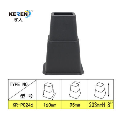 160mm Top Diameter Plastic Adjustable Cabinet Legs For Bed Frame supplier