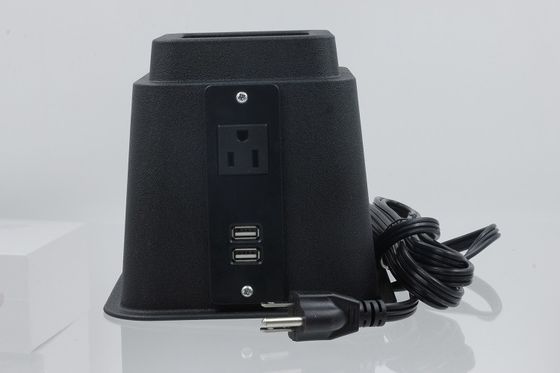 Stackable  223mm Height Adjustable Bed Risers With USB Outlet supplier