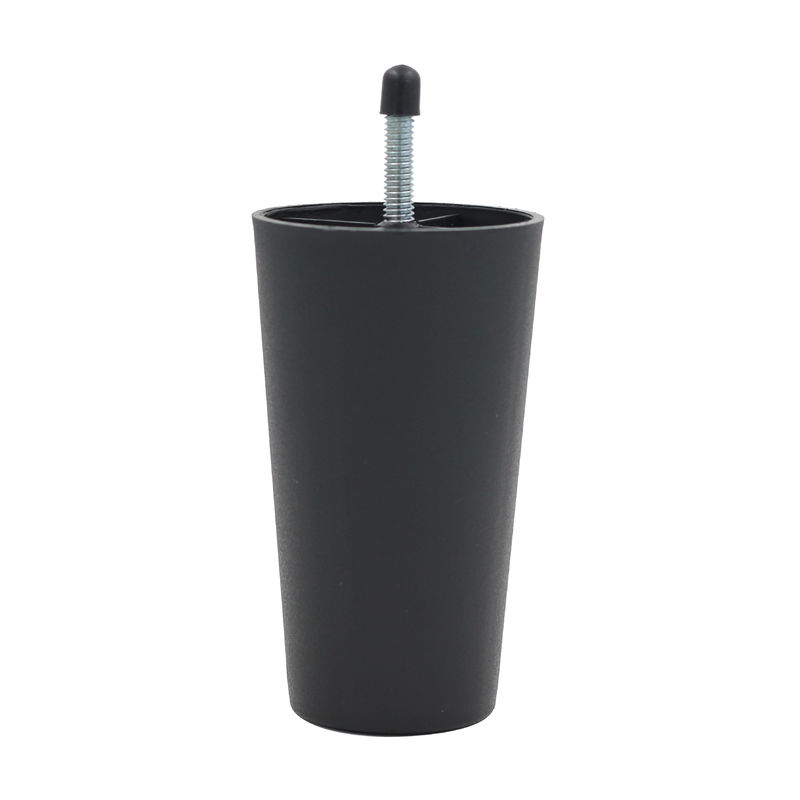 KR-P0148 125mm Plastic Sofa Feet Replacement , 5/16'' Screw M8 Bolt Plastic Couch Legs supplier