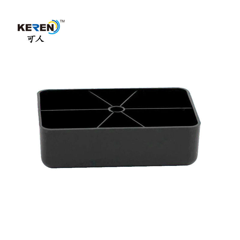 KR-P0104 Classical Square Plastic Bed Frame Feet Lows Long Lifespan For Sofa Frame supplier