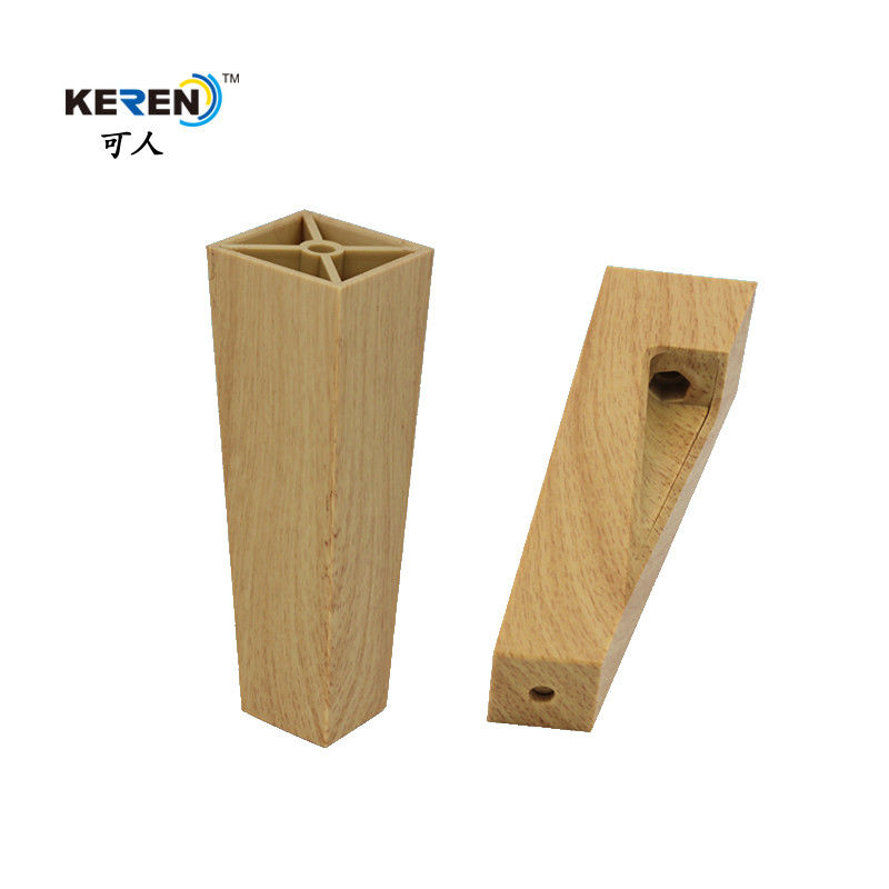 KR-P0296W1 Light Yellow Replacement Sofa Feet Irregular Oblique High Corrosion Resistance supplier