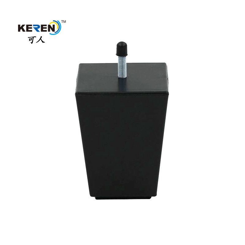KR-P0226 100mm Height Plastic Sofa Legs Replacement With Screw Square Shape supplier