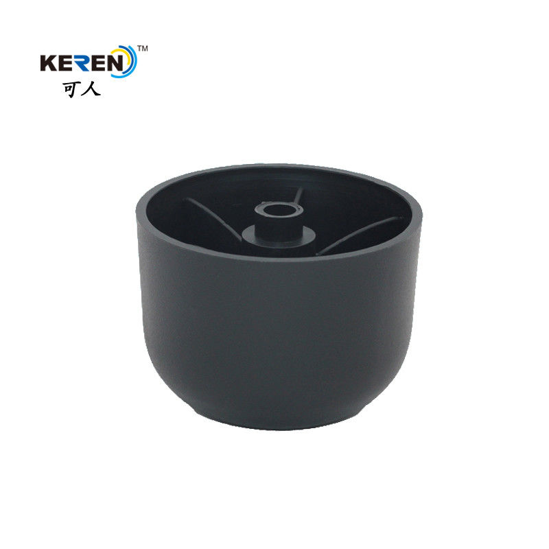 160mm Matt Black Plastic Furniture Feet , Unbreakable Sofa Bed Risers supplier