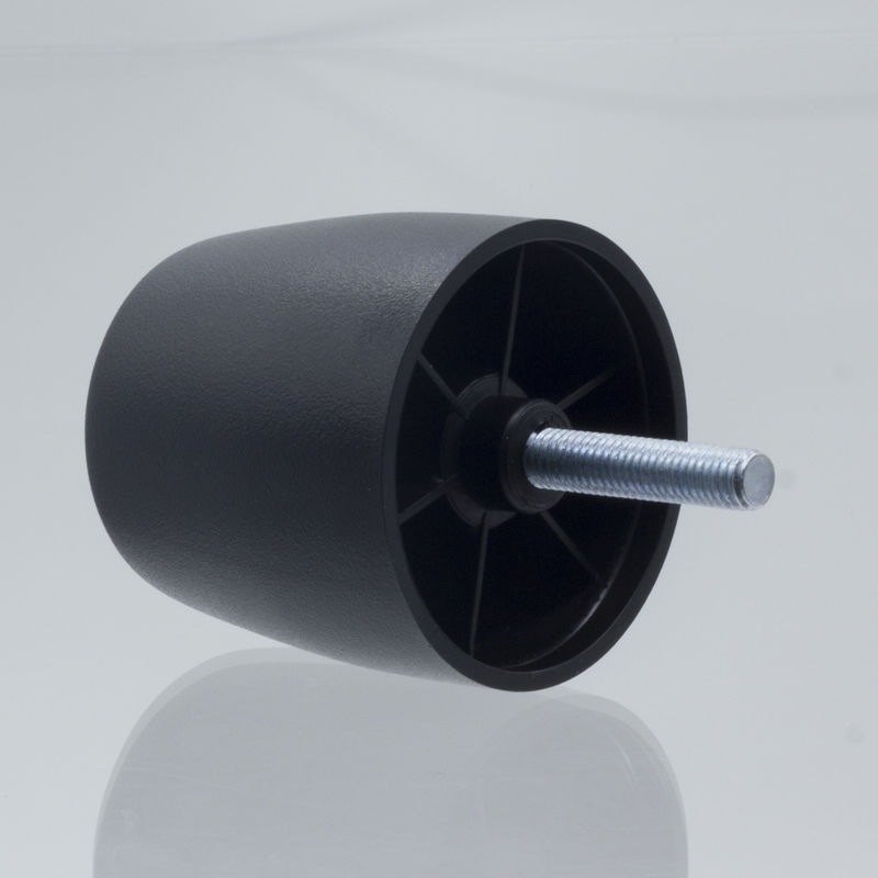 108g Dia 45mm Plastic Bun Furniture Feet For Chairs supplier