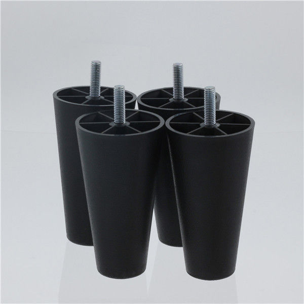 Low Dia 11cm SGS Square Plastic Furniture Feet Legs supplier